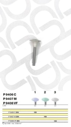 Полировочный бор по композиту 3-я ступень / P 9408 VF 204.100, Drendel + Zweiling DIAMANT GmbH, Германия