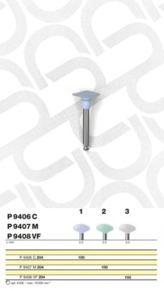 Полировочный бор по композиту 1-я ступень D+Z  / P 9406 C 204.100, Drendel + Zweiling DIAMANT GmbH, Германия